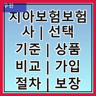 치아보험보험사 | 선택 기준 | 상품 비교 | 가입 절차 | 보장 내용 | 보험금 청구 | 고객 후기 | 추천 보험사
